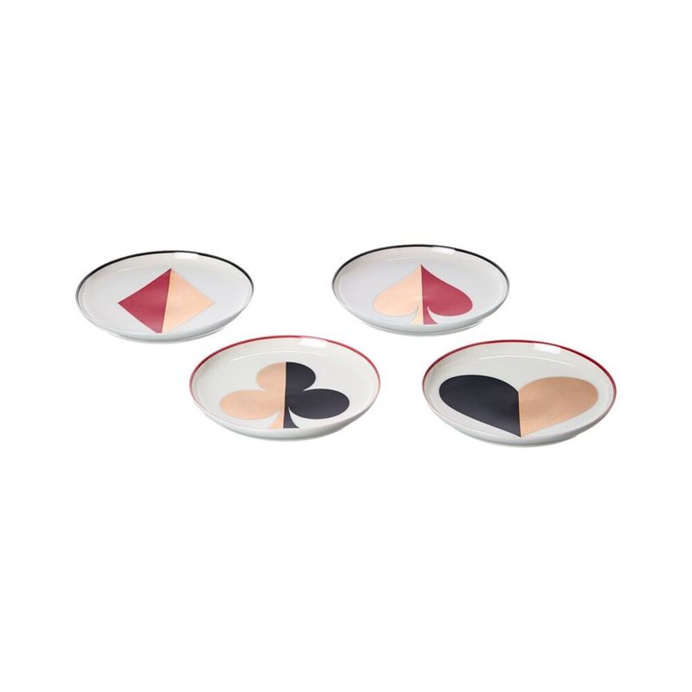 Jonathan Adler Dealer's Choice Canape Plate Set, Multicolor